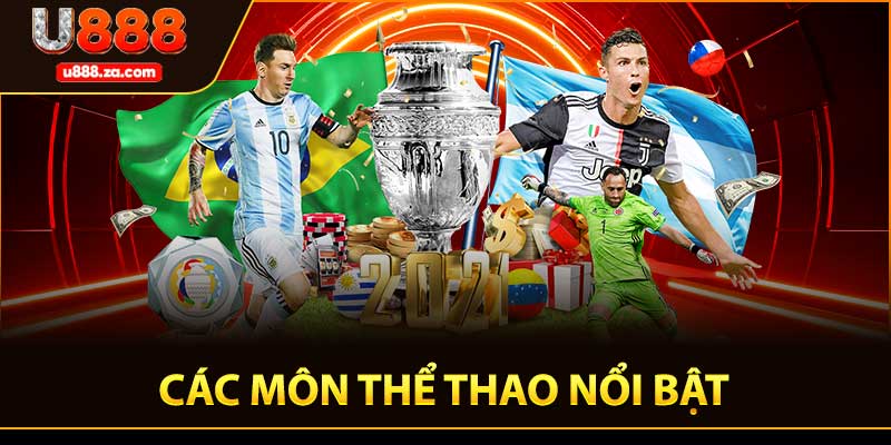 Các môn thể thao nổi bật tại SBO Thể Thao U888